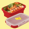 矽膠摺疊保鮮盒-寶可夢角色-1200ml