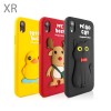 iPhone XR 手機殼 公仔保護套 Bone三種款式 派提鴨 麋鹿先生 喵喵貓