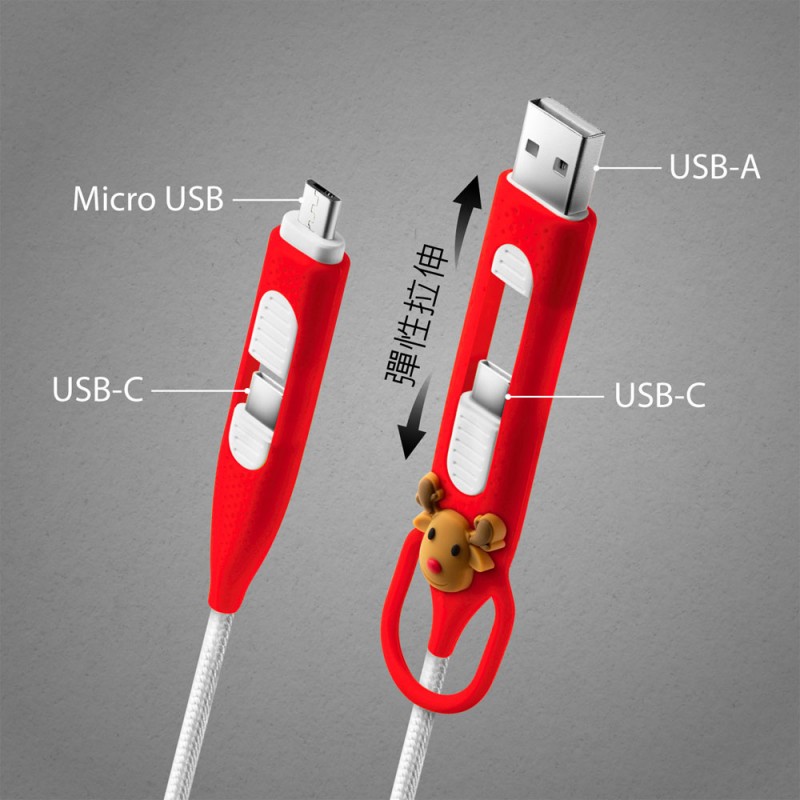 4合1充電傳輸線