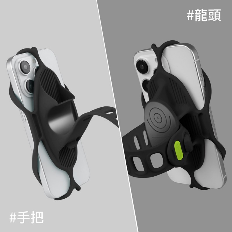 彈性綁帶，表面經分子處理，緊密貼合單車管徑，固定手把、龍頭上不易滑動