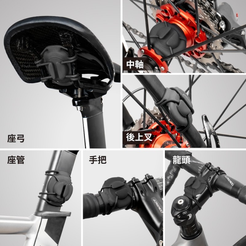 【人氣推薦組】單車手機綁 6+Tag綁 (AirTag 單車綁 / 通用Tag綁-擇1)