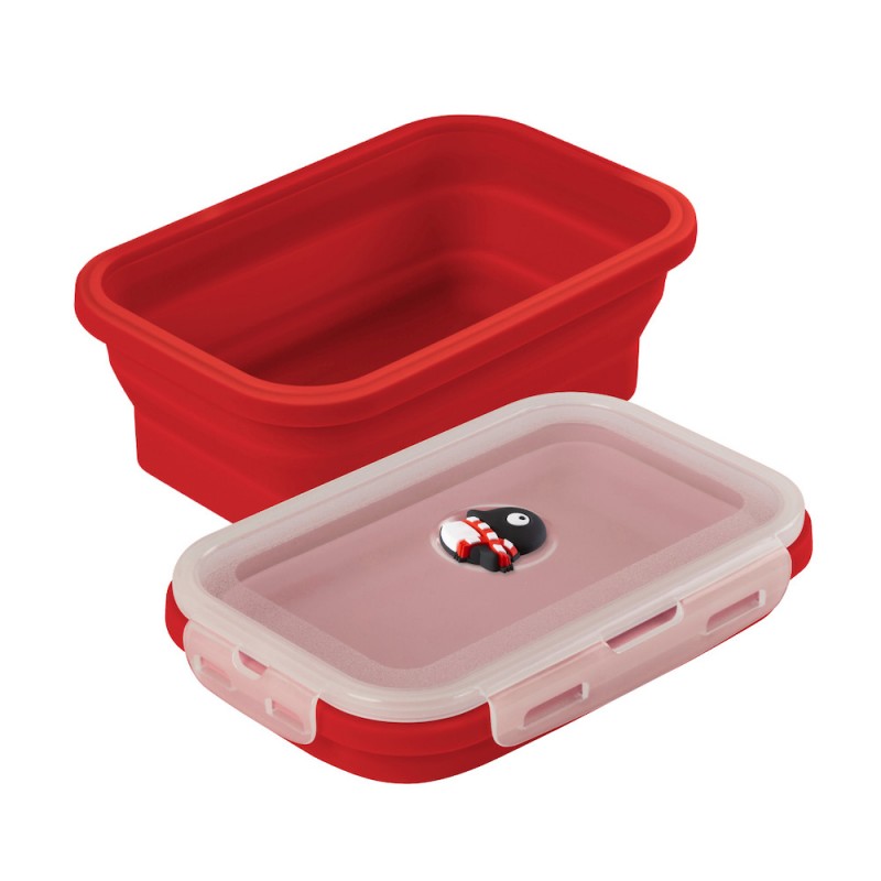 矽膠摺疊保鮮盒-1200ml - 企鵝小丸