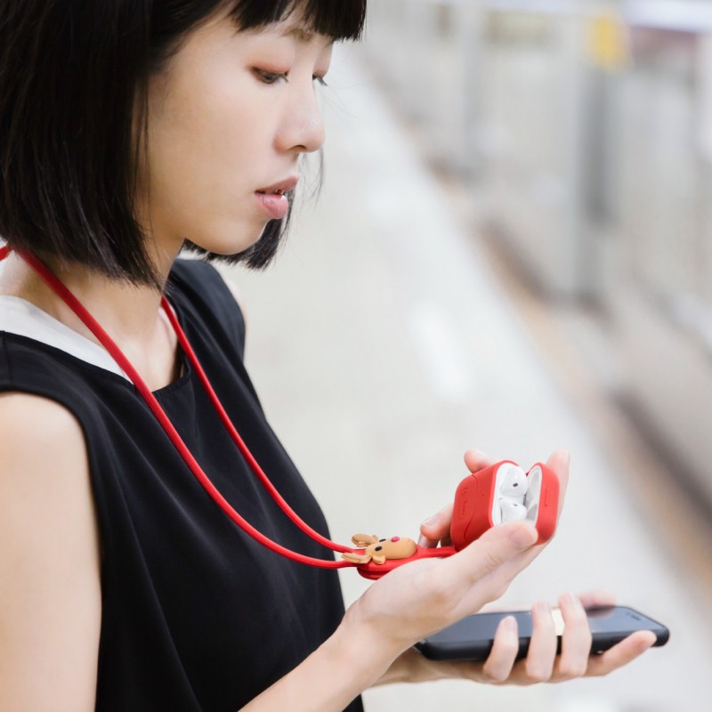 (福利品)AirPods 1代/2代 頸掛保護套
