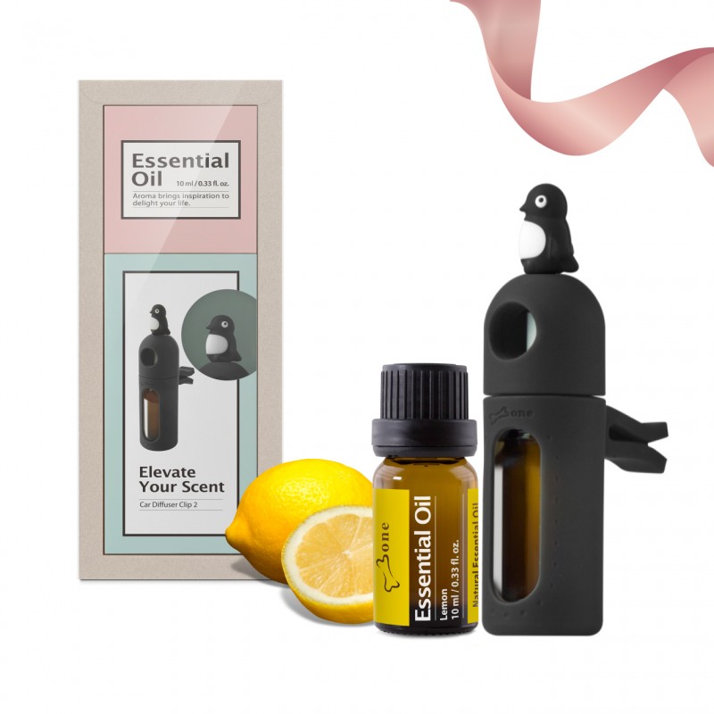 車用擴香夾 2+精油(禮盒組)