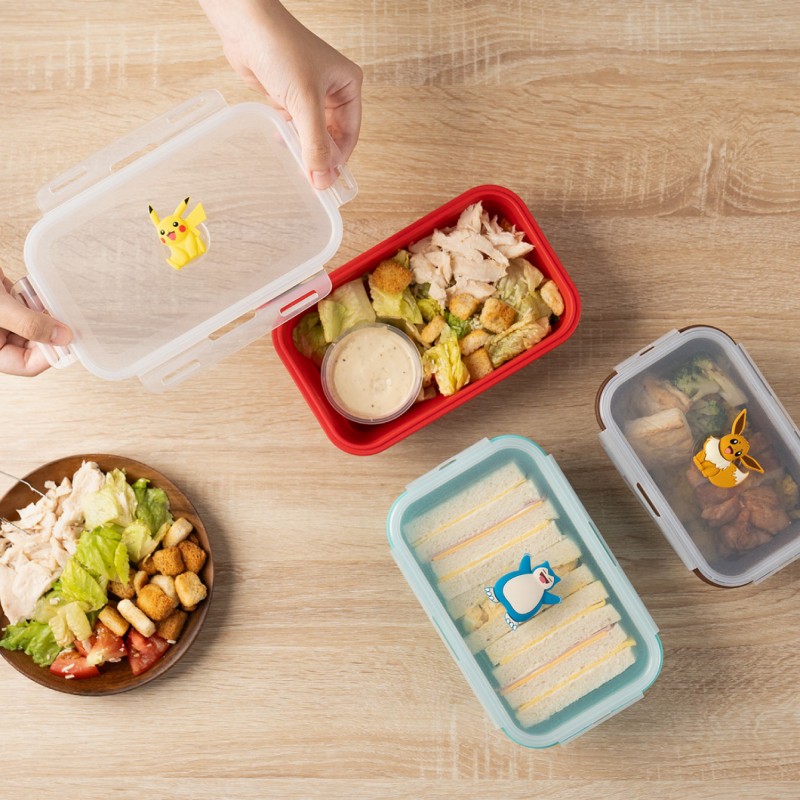 矽膠摺疊保鮮盒-寶可夢角色-800ml