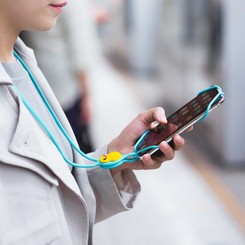 頸掛手機綁二代