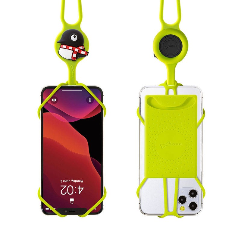 頸掛手機綁二代卡套版 - 企鵝小丸