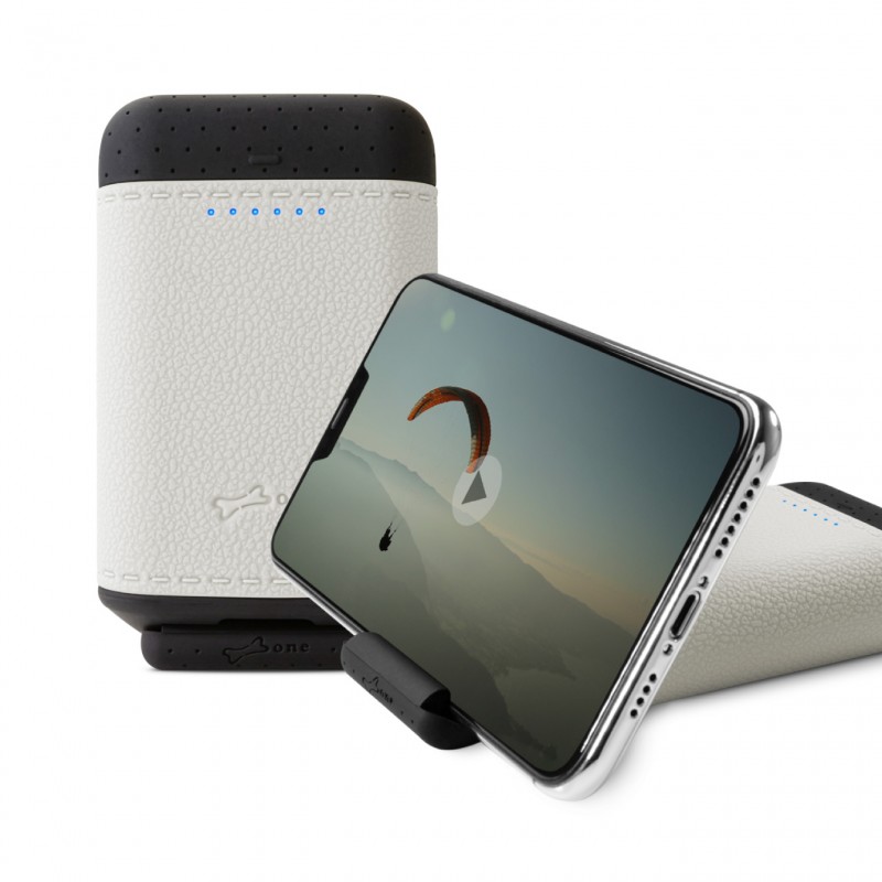 矽皮革行動電源 10050