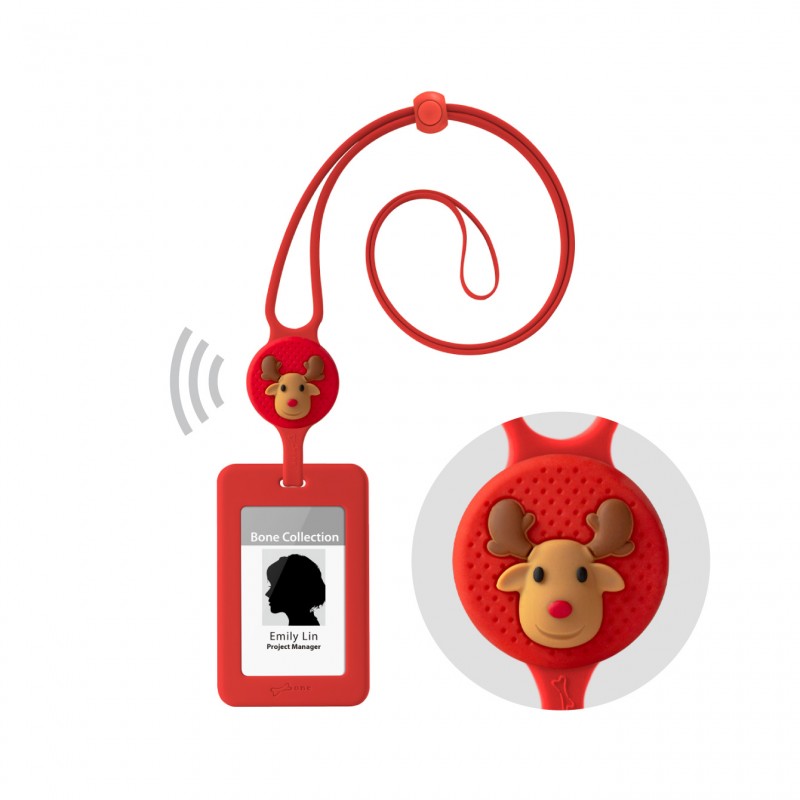 頸掛開窗識別證套-麋鹿先生 (iPASS感應版)