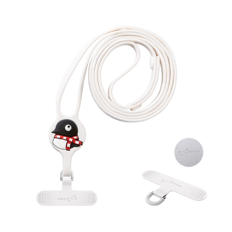 斜背/頸掛手機夾片-企鵝小丸