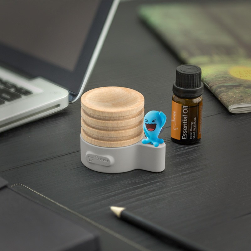 [任選2入]寶可夢車用擴香台/寶可夢原木擴香台 (贈寶可夢精油香氛磁扣*2)