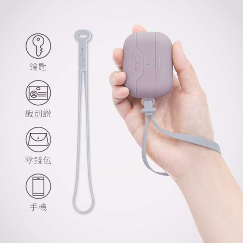 手掛繩可拆下單獨使用，可掛鑰匙、識別證、手機、零錢包...