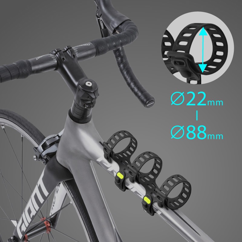 單車隨行綁可綁直徑範圍22~88 mm的車架跟物品