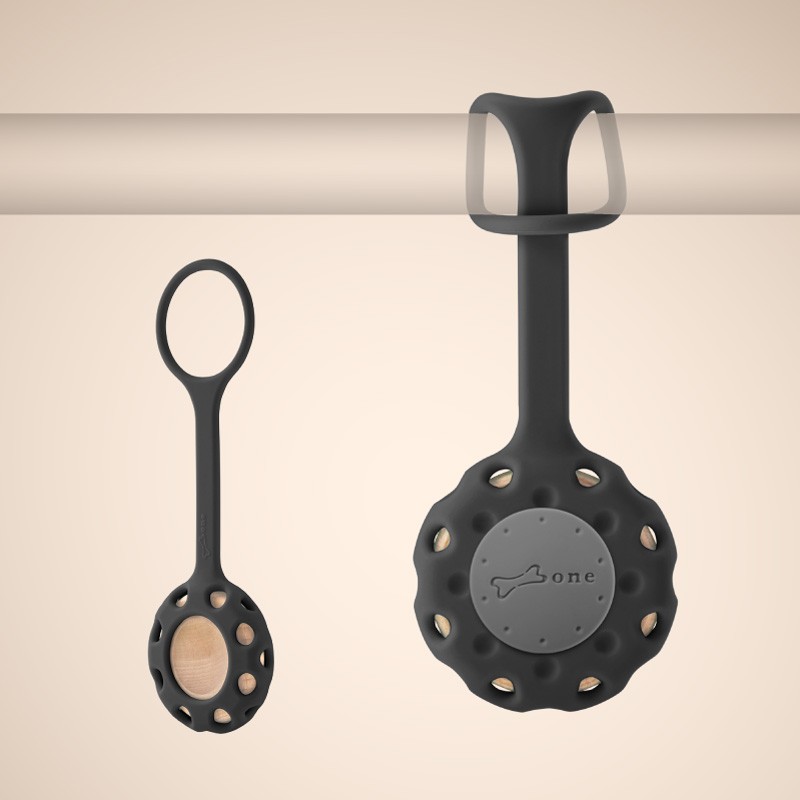 逗扣香氛綁，環保矽膠綁扣+天然原木，一體式綁帶設計，可綁在橫桿、掛勾，隨時隨地擴香