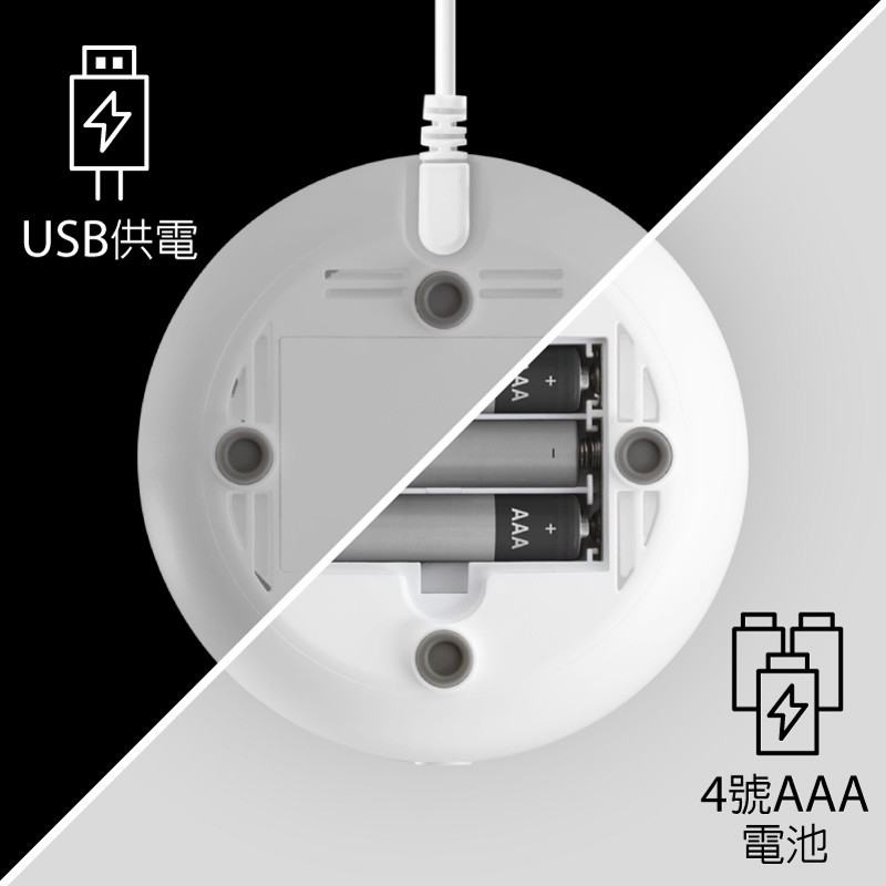 不須加水的香氛機，兩用供電設計，輕巧體積移動不受限可以連接USB電源供電或是使用三顆4號乾電池供電