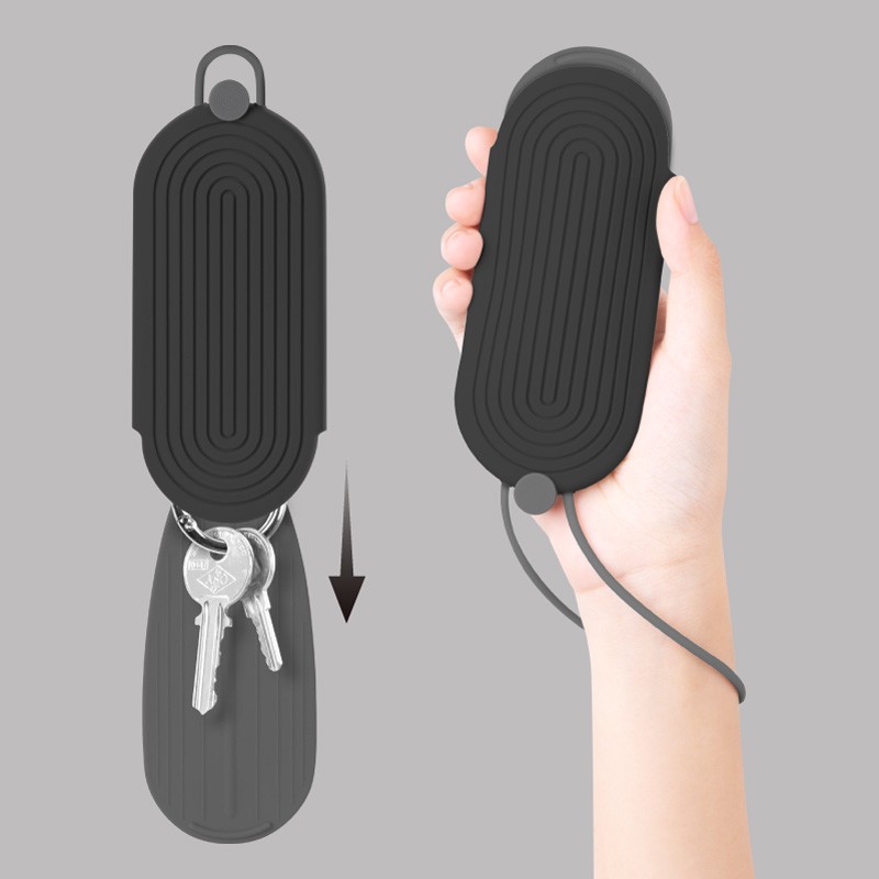 全矽膠造型鑰匙包，柔軟親膚，安全不刮傷手機、耳機或其他物品