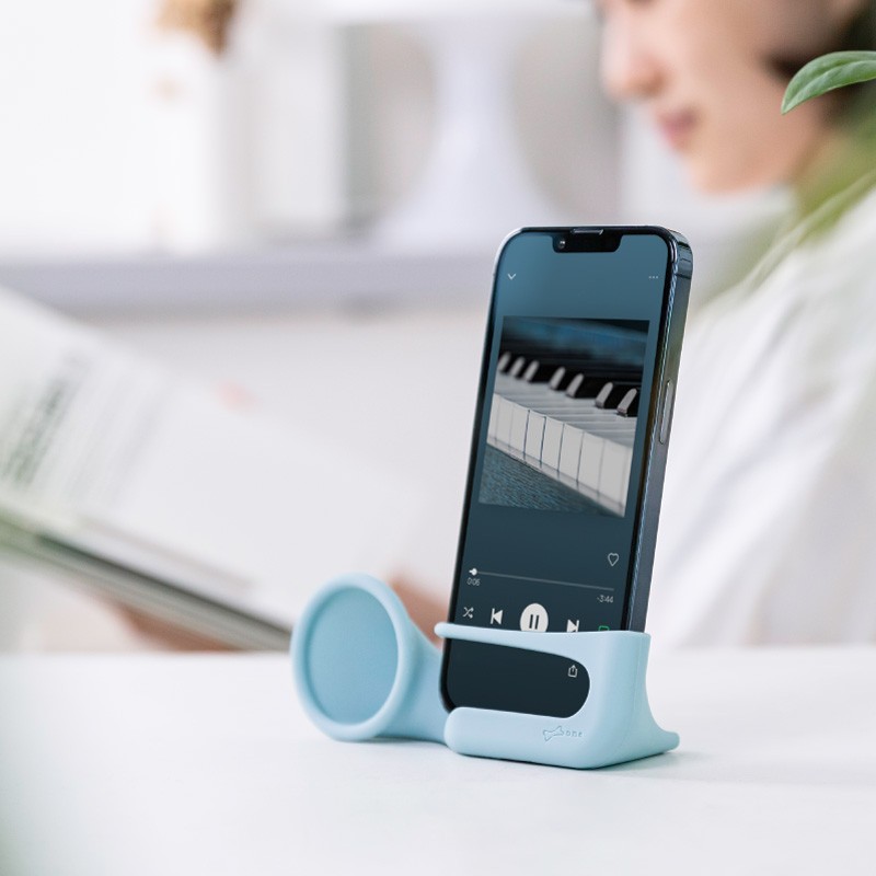 居家運動或洗澡沐浴放鬆時，通用手機號角揚聲器，幫助放大音樂或Pocast 帶領你跳脫現狀，專心進入屬於自己的放鬆儀式