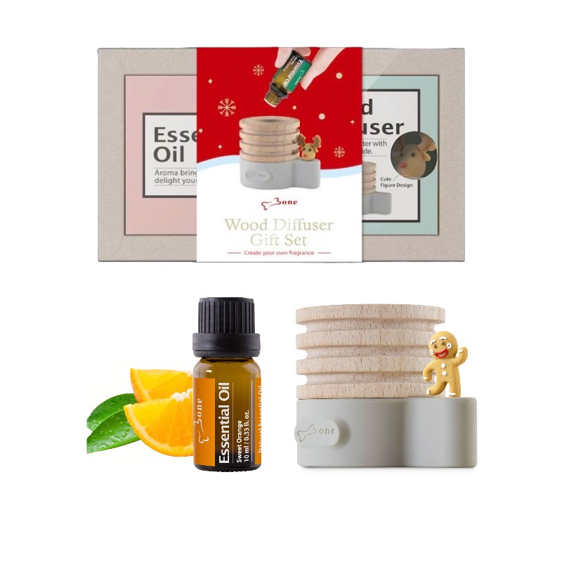 原木擴香台禮物組