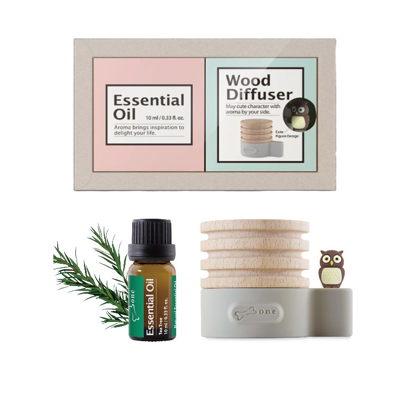 原木擴香台禮物組
