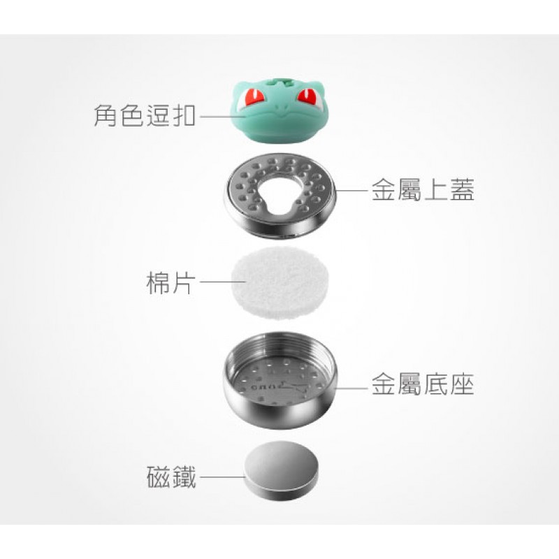 精油香氛磁扣-寶可夢角色