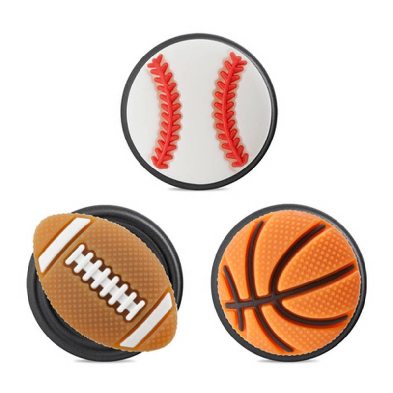 Charm Magnet 逗扣造型磁鐵(D)/棒球+籃球+美式足球