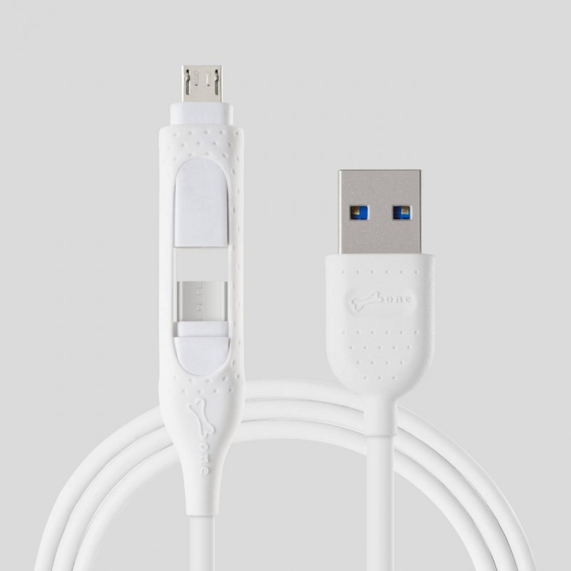 二合一雙頭傳輸線-USB-C