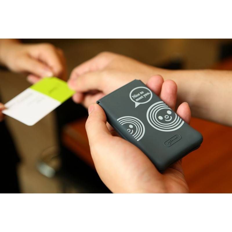 矽膠可水洗_雙層磁吸收納夾[可收納口罩 / 卡片 / 名片]