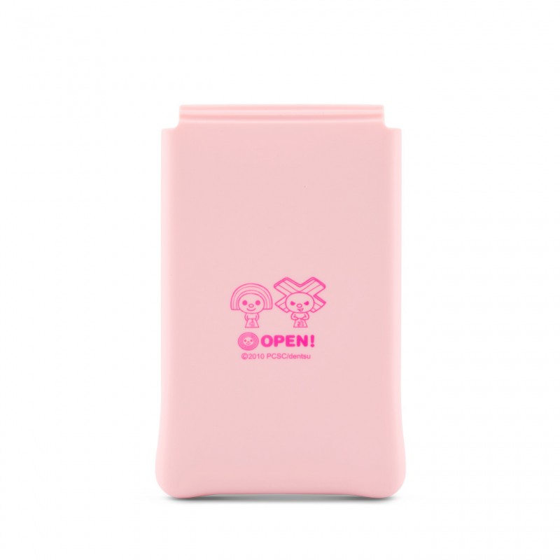 矽膠可水洗_雙層磁吸收納夾[可收納口罩 / 卡片 / 名片] - 粉紅色