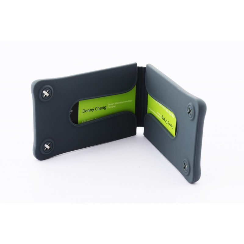 矽膠可水洗_雙層磁吸收納夾[可收納口罩 / 卡片 / 名片]