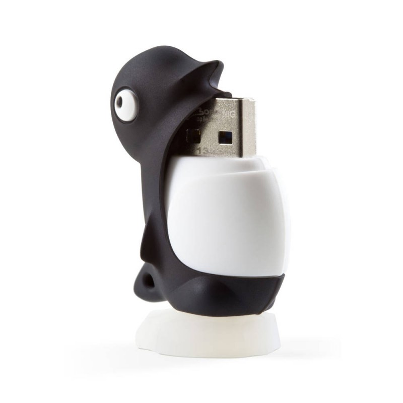 企鵝雙頭隨身碟-16G-黑