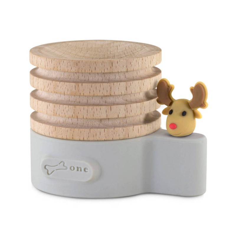 原木擴香台 Wood Diffuser - 麋鹿先生(側面)