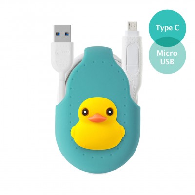 二合一雙頭傳輸線-USB-C