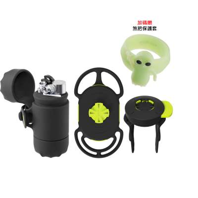 【人氣推薦組】單車手機綁接 3+單車隨行工具組+(贈品)煞把保護套(款式隨機)