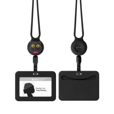 頸掛伸縮開窗識別證套