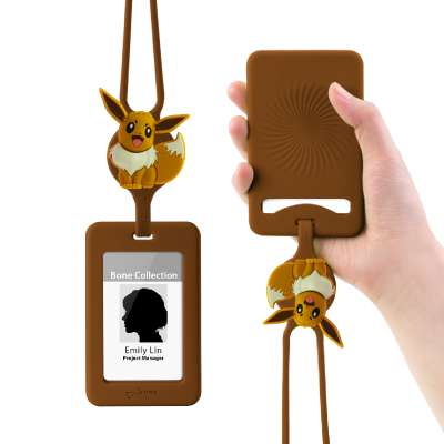 頸掛開窗識別證套-寶可夢角色