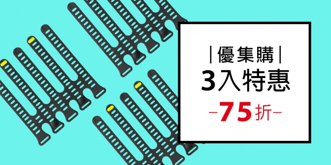 [ 優集購特惠 ] 單車隨行綁 3入