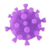 小逗扣 - 紫色病毒 (精油香氛磁扣適用)