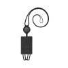 Lanyard PhoneTie 2 - Card Holder (Black)