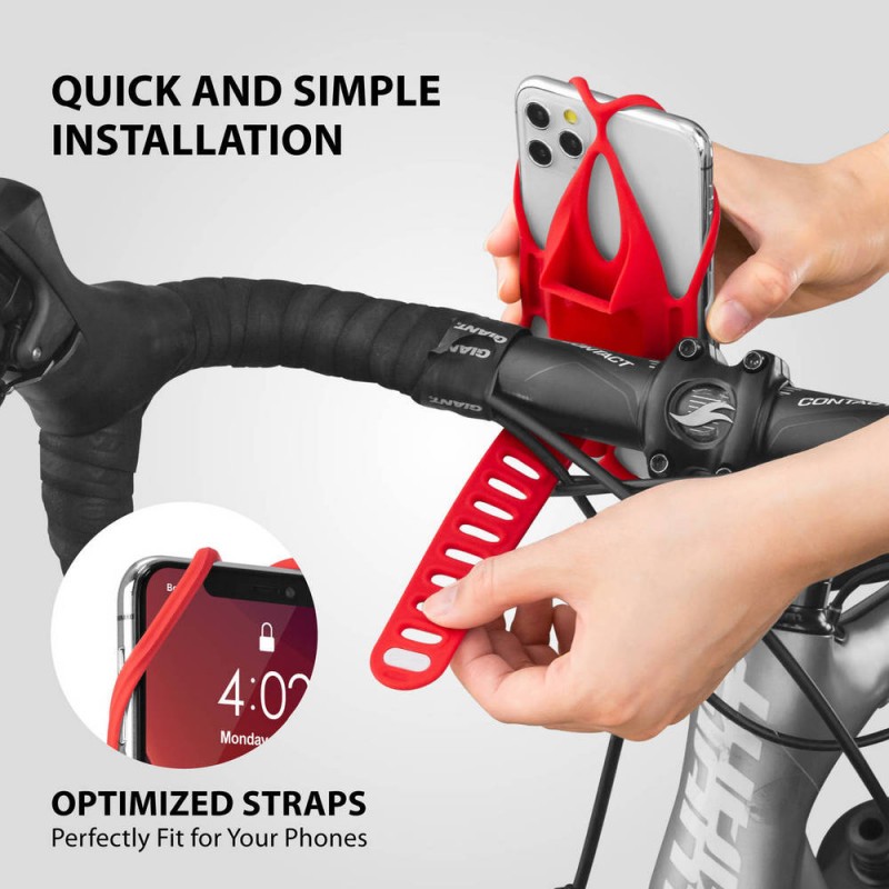 Bike Tie 4 - Bike Phone Mount