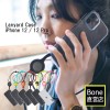 iPhone 12 / 12 Pro 専用 クリアケース ネックストラップ付 (Bone Lanyard Case)
