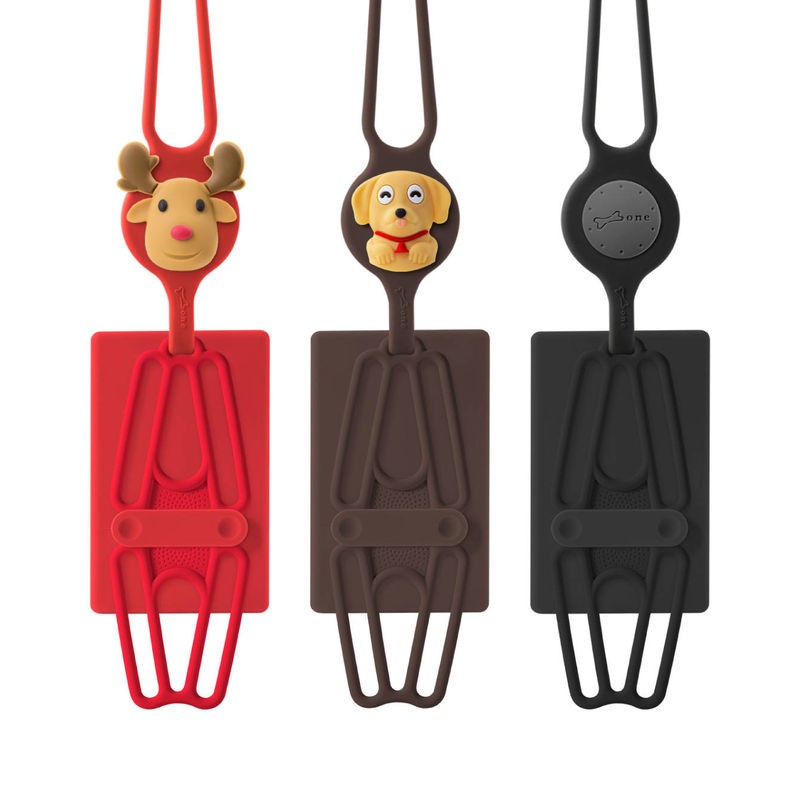 [クラウドファンディング] Bone CrossBody 斜めがけ スマホ ストラップ (カードケース付)