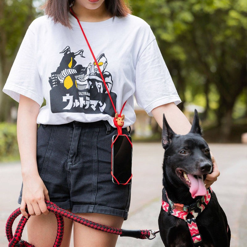 [クラウドファンディング] Bone CrossBody 斜めがけ スマホ ストラップ (カードケース付)