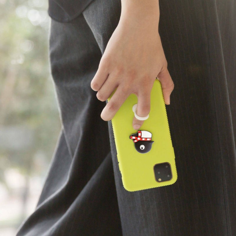 iPhone 11 専用 スマホケース (Bone Phone Charm Case チャーム付き)