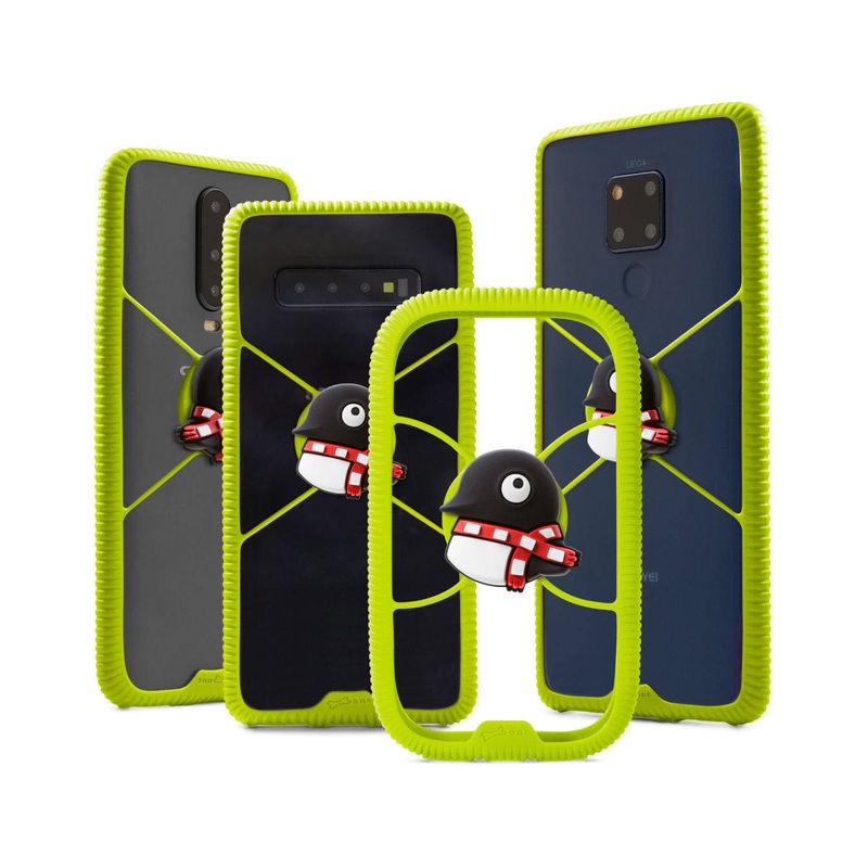 Bone Phone RingTie フレーム式 スマホ カバー まるペンギン (Maru Penguin)