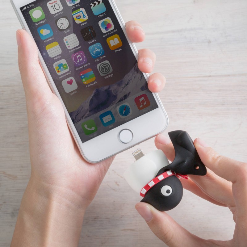 iPhone 用 写真・連絡先 バックアップ USBメモリー 64GB (まるペンギン)