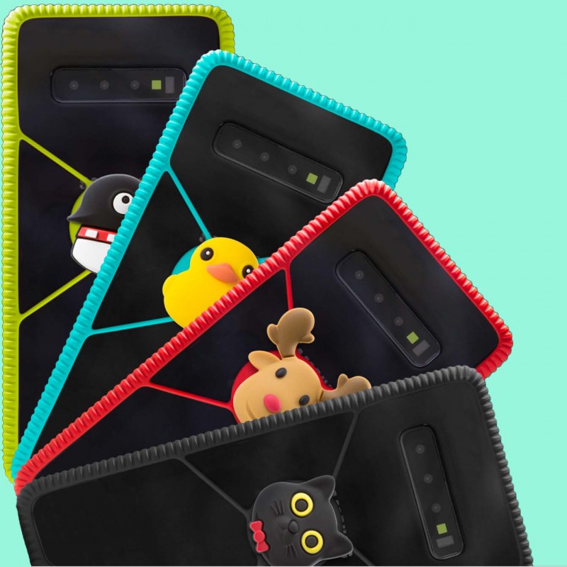 iPhone Android 対応 フレーム式 スマホカバー (Bone Phone RingTie 4.7"~7.2"スクリーン)