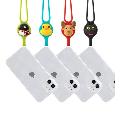 Bone バックル式ネックストラップ - Android用スマホ ケース