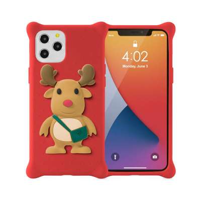 iPhone 12 Pro Max 専用 スマホケース (Bubble Figure) - トナカイさん