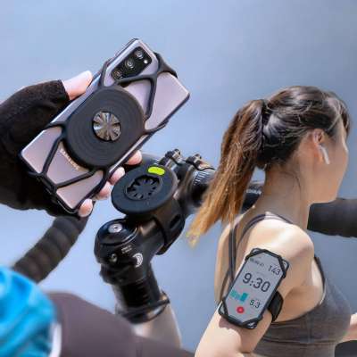 Bone Tie Connect 自転車用・ランニング用マウント・スマホホルダーセット-G